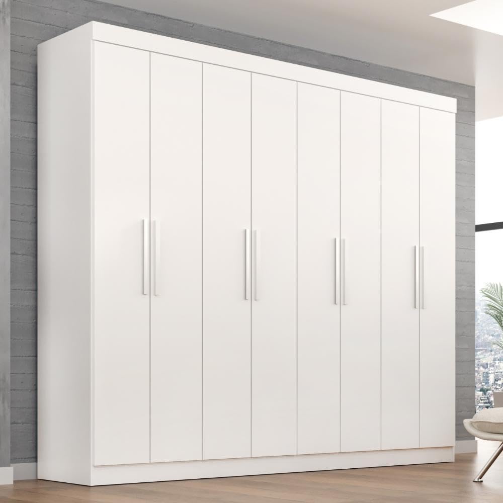 Guarda Roupa Casal Lisboa 8 Portas 4 Gavetas | Amazon.com.br
