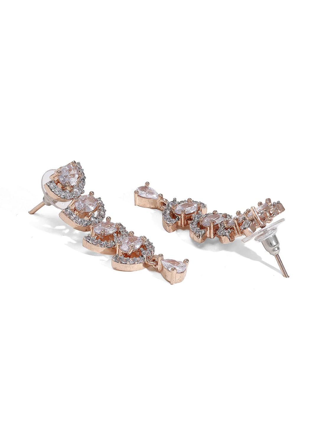 American Diamond Jewellery Set, Elegance in Bloom