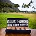 Blue Horse 100% Kona Coffee Pods, Medium Roast, 10ct Single Serve, Compatible with K Cups 2.0, Farm Fresh, Authentic Arabica Beans from Hawaii’s Big Island with a Smooth, Rich Flavor