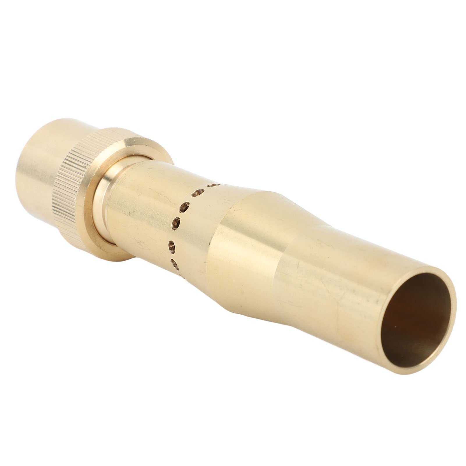Wakects Boquilla de Fuente Boquilla de Fuente de Agua de Columna de Latón con Rosca Interna y Rótula Ajustable de 15 Grados Rociador Multidireccional para Jardín, Estanque, Parque, Hotel (G1.5in)