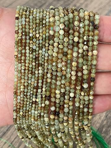 Grenat vert naturel 2mm, la pierre de sérénité pour bijoux faits main - 3