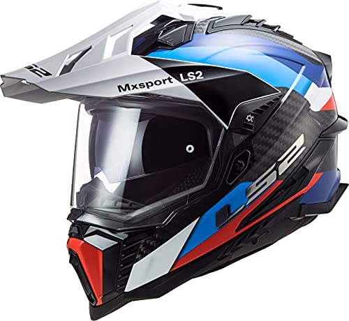 LS2 MX701 C Explorer Frontier G Motocross Helmet, black/blue, XL (61/62)
