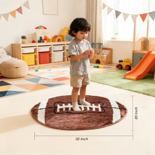 Tapete de fútbol 81x51 cm para baño y habitación miniatura 2