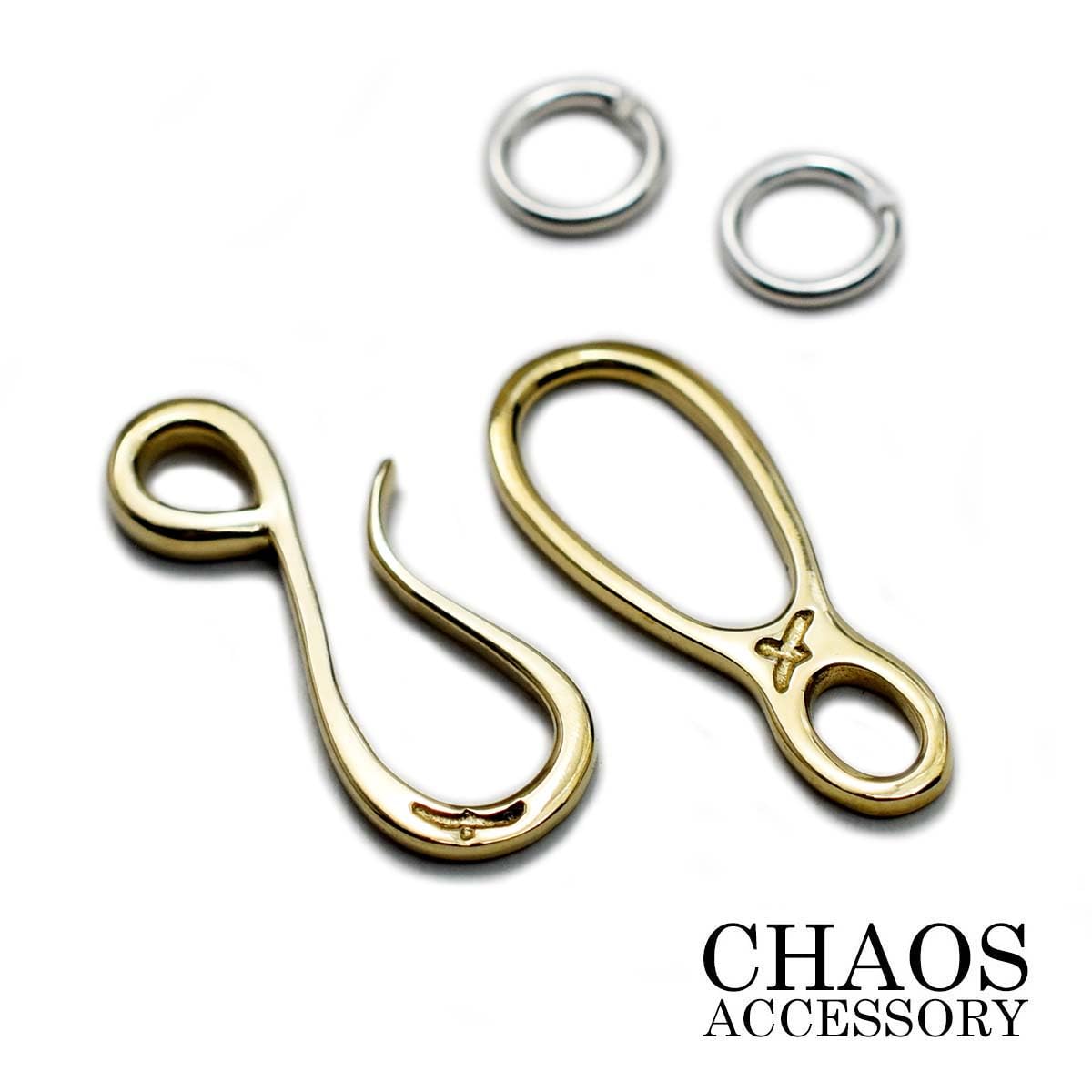 Amazon.co.jp: イーグルスタンプ フック オールド デザイン 丸カン2個