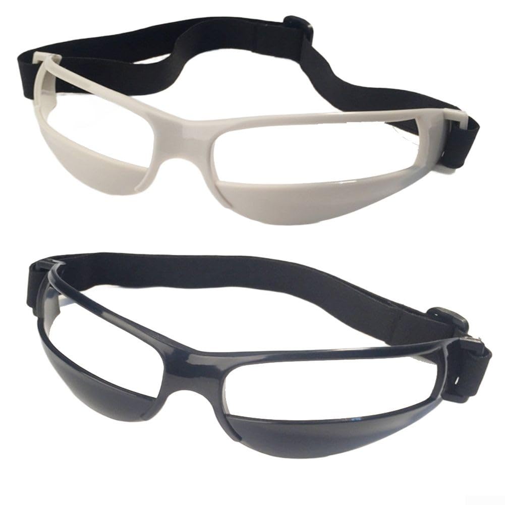 8-teilige Dribble-Brillen, Basketball-Trainingsbrille mit leichtem Kunststoffrahmen und flexiblem Visier für bequemen und sportlichen Gebrauch