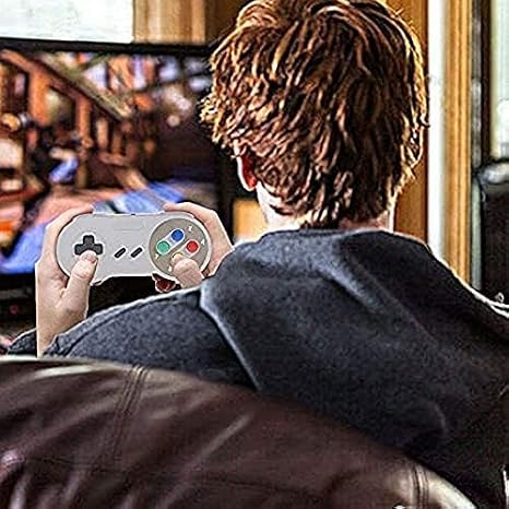 USB Gamepad Wired Controller PC Game Controller Human Engineering No Delay Heavy Duty Button Upgrade Joystick Wired USB Connection FOR-PS4 Pro/FOR-Slim/P3/Win7/8/10 Compatible Gamepad Black