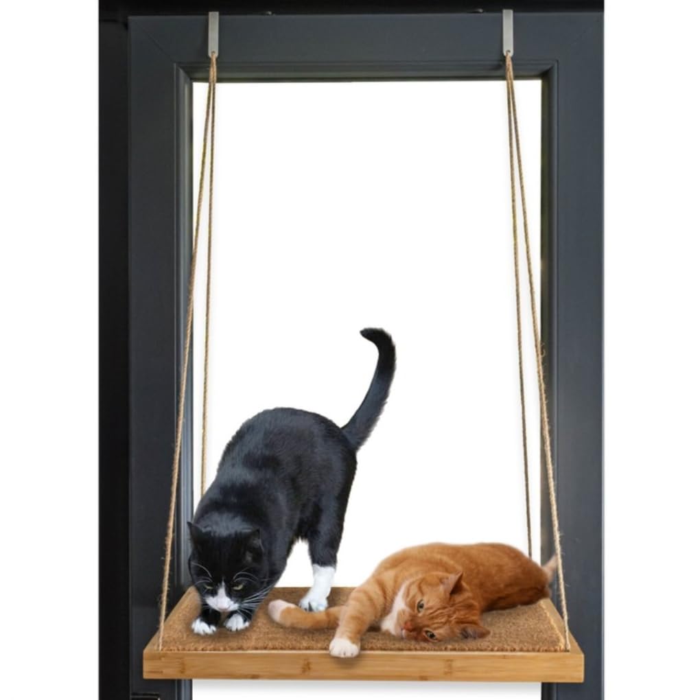 Walirü® 2 en 1 Cama Gato- Gatos Accesorios- Hamaca Gato Ventana- Cama Gato Ventana- Cama Ventana Gato- Hamaca Ventana Gato- Hamaca para Gatos Ventana- Cama Colgante para Gatos- Window Cat Bed
