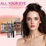 Augen Schminke Set, All-in-One Komplettes Make-up-Set, Schmink Kit mit 40 Farben Lidschatten Palette Mascara Brauenstift Eyeliner und bürsten, Alles in Einem Kosmetik Makeup Set für Mädchen Frauen – Bild 2