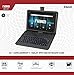 Naxa NID-1021 Core Android 11 Tablet with 10.1” HD IPS Screen and USB Keyboard Case, 1.6 GHz Quad Core Processor, 2GB Ram, 16GB Storage, Front and Rear Cameras, Speaker and Microphone, Black