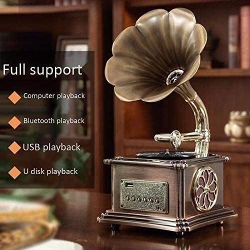 Classique rétro Antique phonographe Gramophone Platine Tourne-Disque Vinyle Haut-parleurs stéréo décoration de la Maison… - Les Beatles, Paul McCartney, John Lennon, RIngo Starr, George Harrison Classique rétro Antique phonographe Gramophone Platine Tourne-Disque Vinyle Haut-parleurs stéréo décoration de la Maison… – Image 6