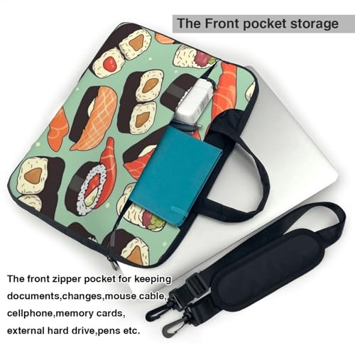 Sacoche bandoulière ordinateur portable sushi à double anse - 4