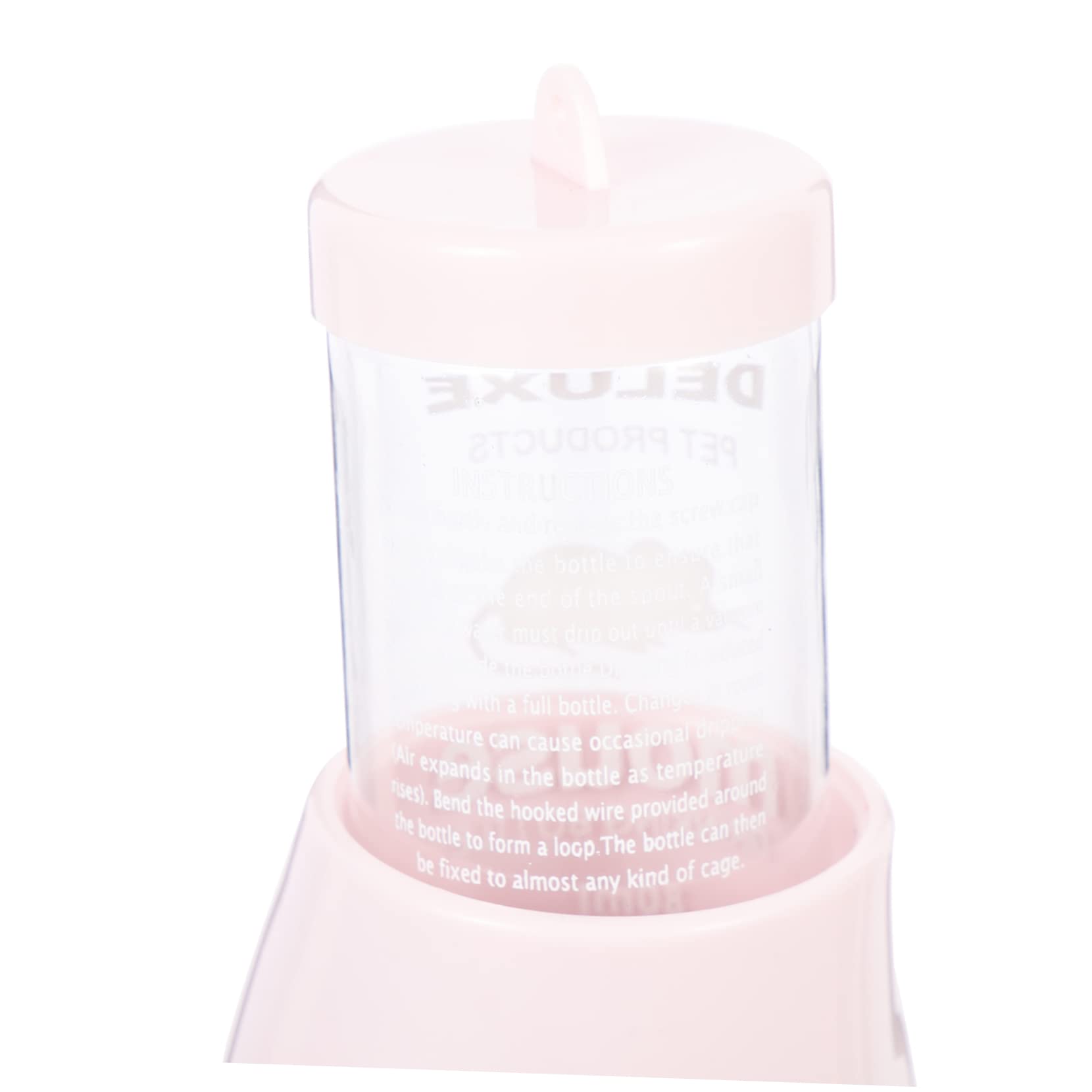 VICASKY Convenient Daily Hamster Water Bottle Chinchilla Accessory for Home Use Transparent Design for Easy Water Level Monitoring Keeps Pets Hydrated and Your Space Clean