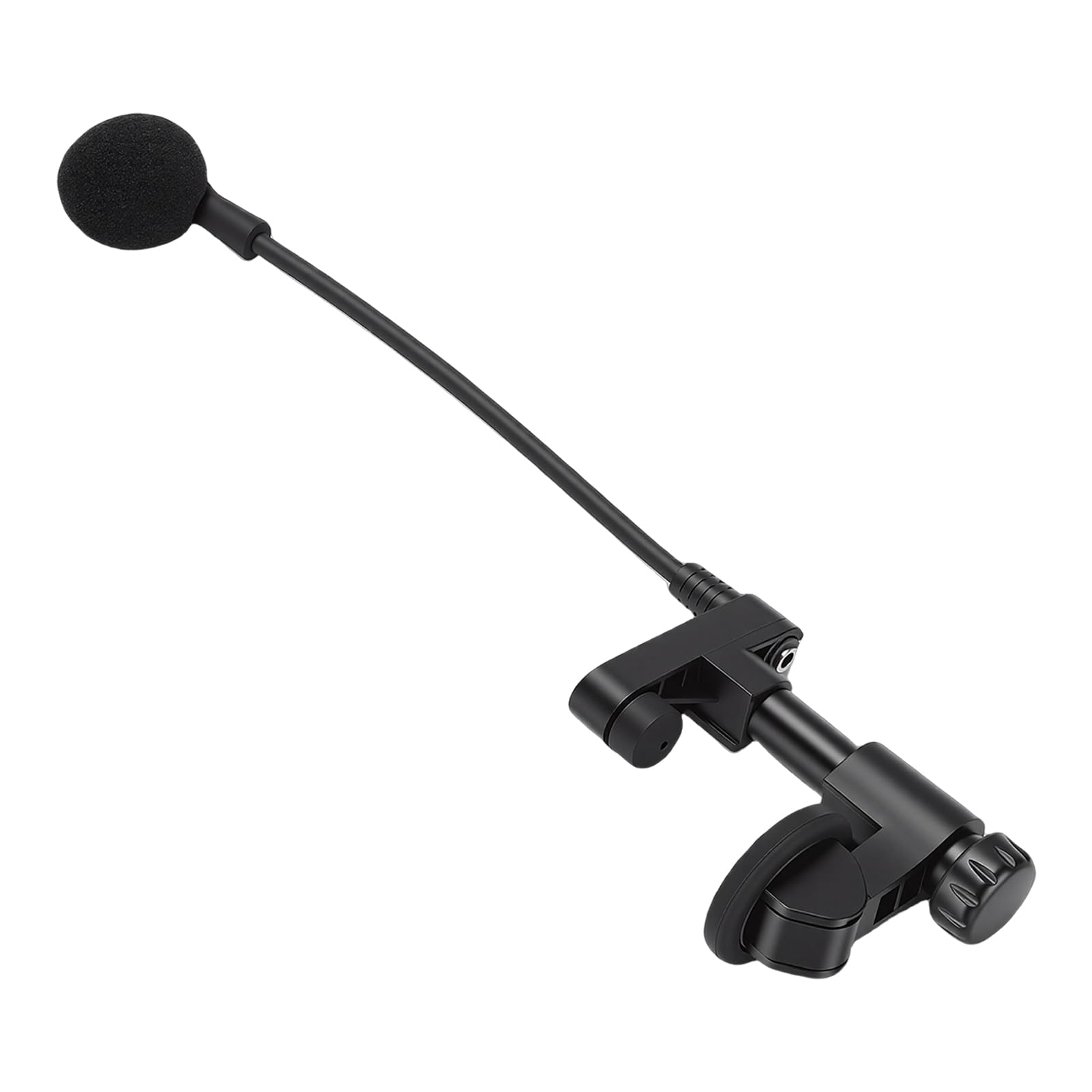 Drahtloses UHF-Mikrofon für Violine, Cello, Gitarre, Instrumenten-Tonabnehmer, Clip-On-Kondensatormikrofon mit 2,4-G-Empfänger, 30 M Reichweite, 8 Stunden Akkulaufzeit