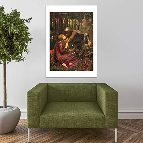 La Belle Dame sans Merci poster John William Waterhouse XL decoration grand mur nu