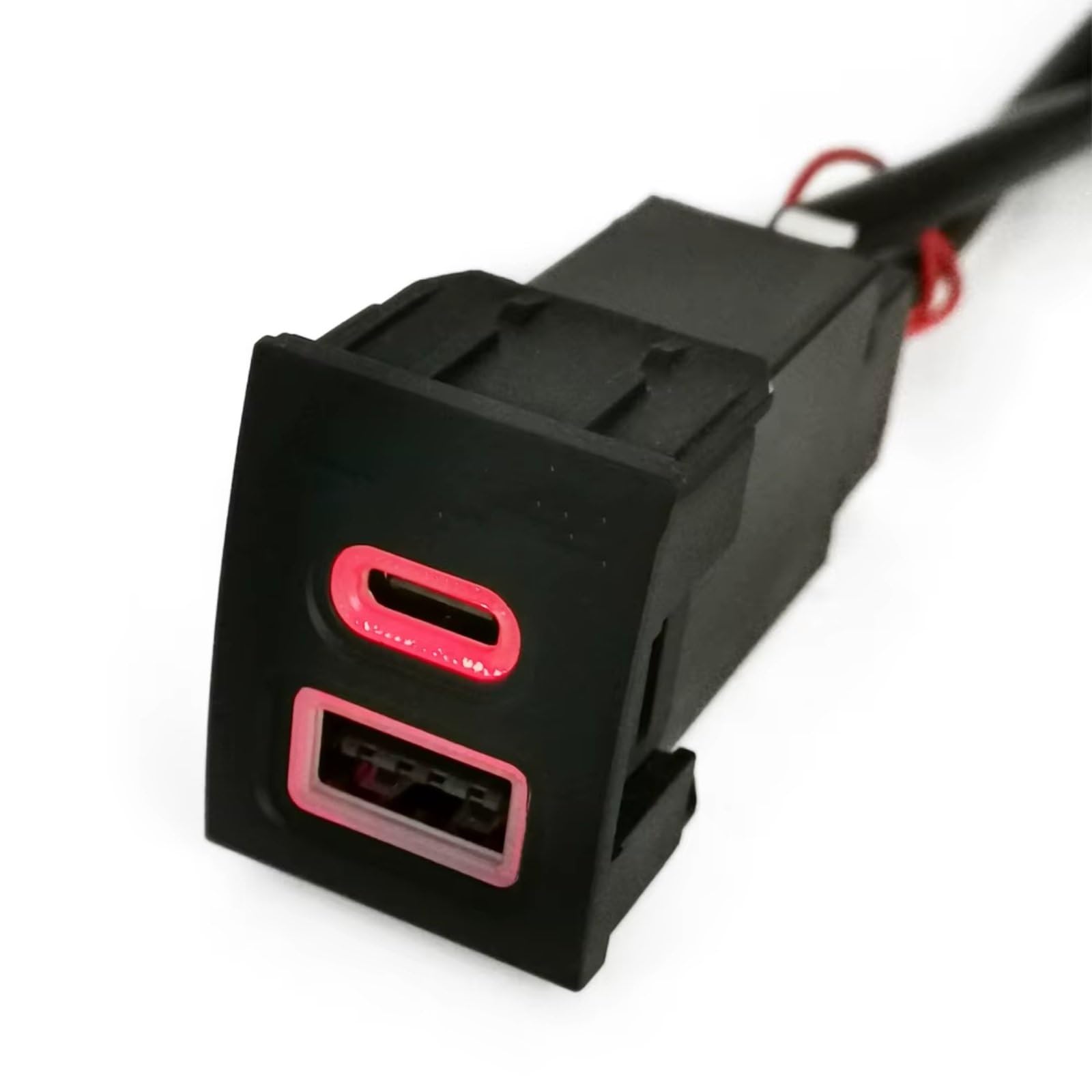 Porta USB Center Compatibile Con Per Polo 2004-2011 12V 24V Telefono Per Auto Presa Ricarica Doppia QC3.0 Porta Ricarica Di Tipo C PD Presa USB