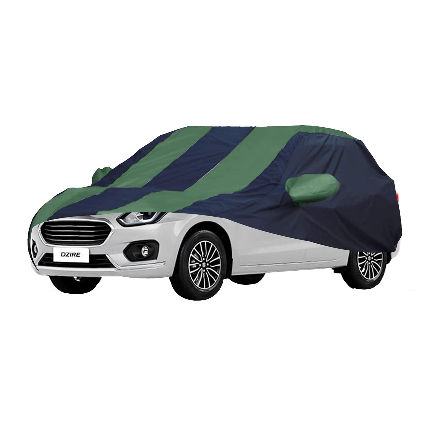 Allextreme Car Body Cover Custom Fit Dustproof UV Heat Resistant Vehicle Outdoor Body Protection Compatible with Maruti Suzuki Swift Dzire (1 Pc, Navy Blue & Green) (B08Z2Z9BJV) Amazon Price History, Amazon Price Tracker