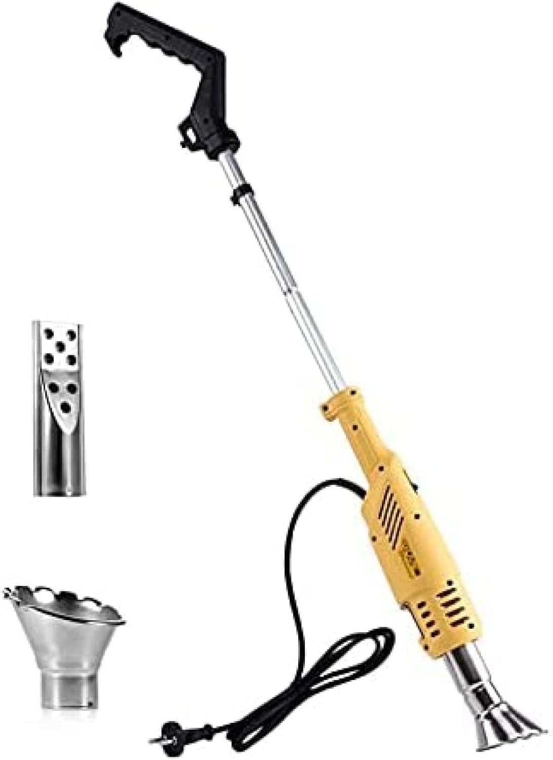 Désherbeur Thermique Électrique 2000W, Brûleur de Mauvaises Herbes, Jaune