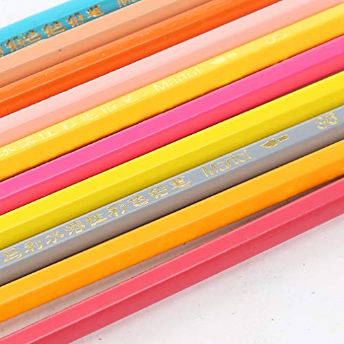 Lápices de colores oleosos YYMIYU set 36 piezas miniatura 2