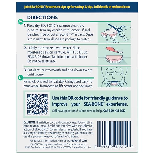 Sea-Bond I00028120 Sea Bond Secure Denture Adhesive Seals thumb #2