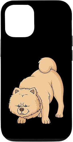 Funda divertida para iPhone 14 Chow Chow Dogs Cinnamon Chow Chow Sniffing