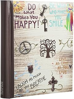 Arpan Large Self-Adhesive Photo Albums - Life Inspirational Slogans Photo Album x 1