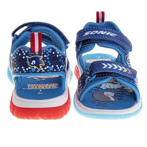 Josmo Boy's Sonic The Hedgehog Lighted Sandal (Toddler/Little Kid)3