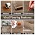 SULSUMIC Peel and Stick Vinyl Flooring 36 Pack 54 Sq.Ft, Wood-Look Luxury Vinyl Plank Flooring, Waterproof Self-Adhesive DIY for Bedroom, Kitchen and Bathroom