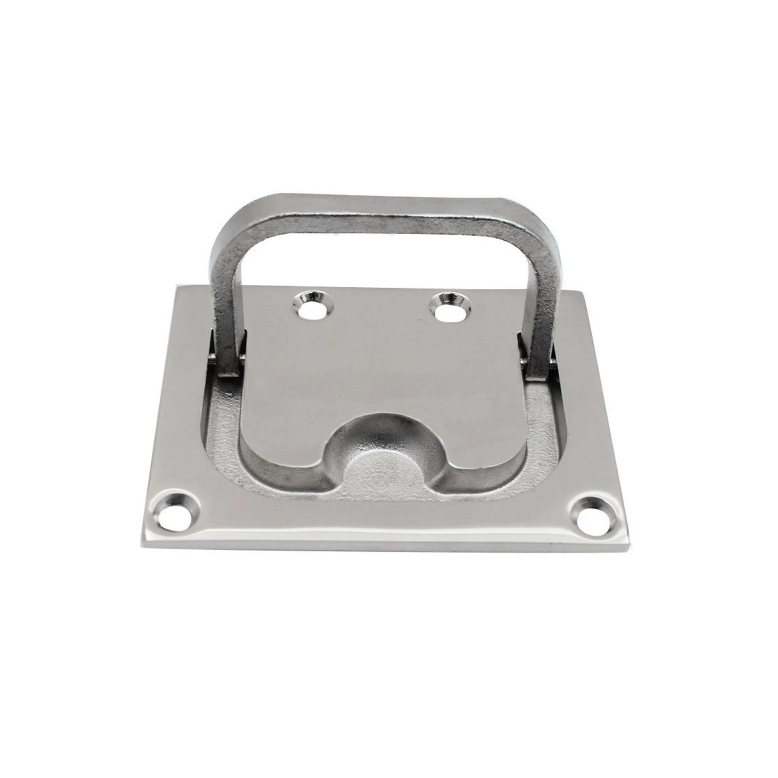 ZHANGNA Door Levers, الفولاذ المقاوم للصدأ Flush Lift Ring Hatch Pull Hand Hand Boker Boat Marine Hardware