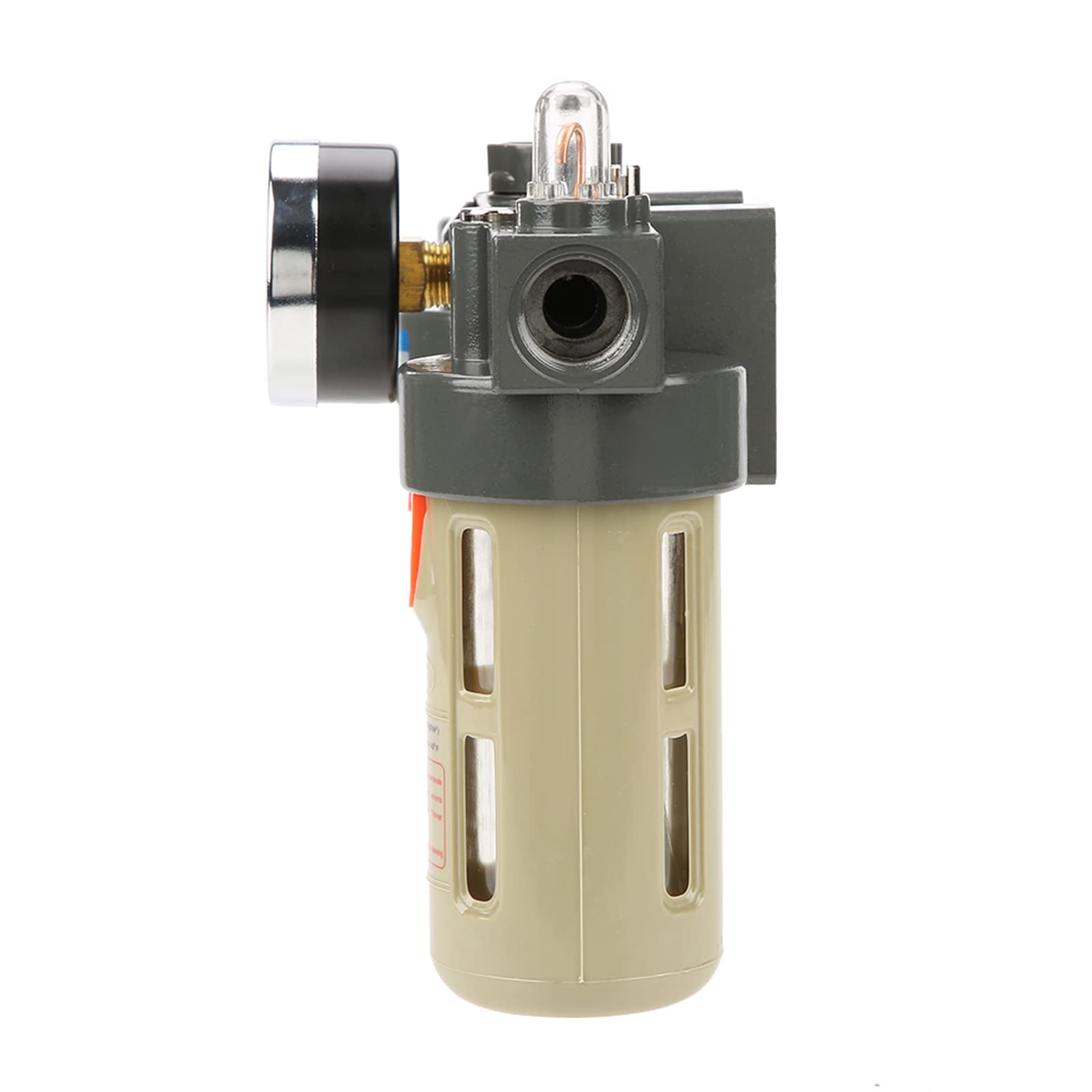 Regulador de presión de filtro de aire G1/2 con manómetro Construcción de aleación de aluminio de primera calidad Control de aire preciso para maquinaria y sistemas neumáti