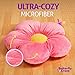 Butterfly Craze Daisy Lounge Flower Pillow for Teens & Kids - Medium 20 Inches, Cozy & Stylish Floor Cushion, Perfect Seating Solution, Machine Washable Aesthetic Decor, Plush Microfiber, Pink