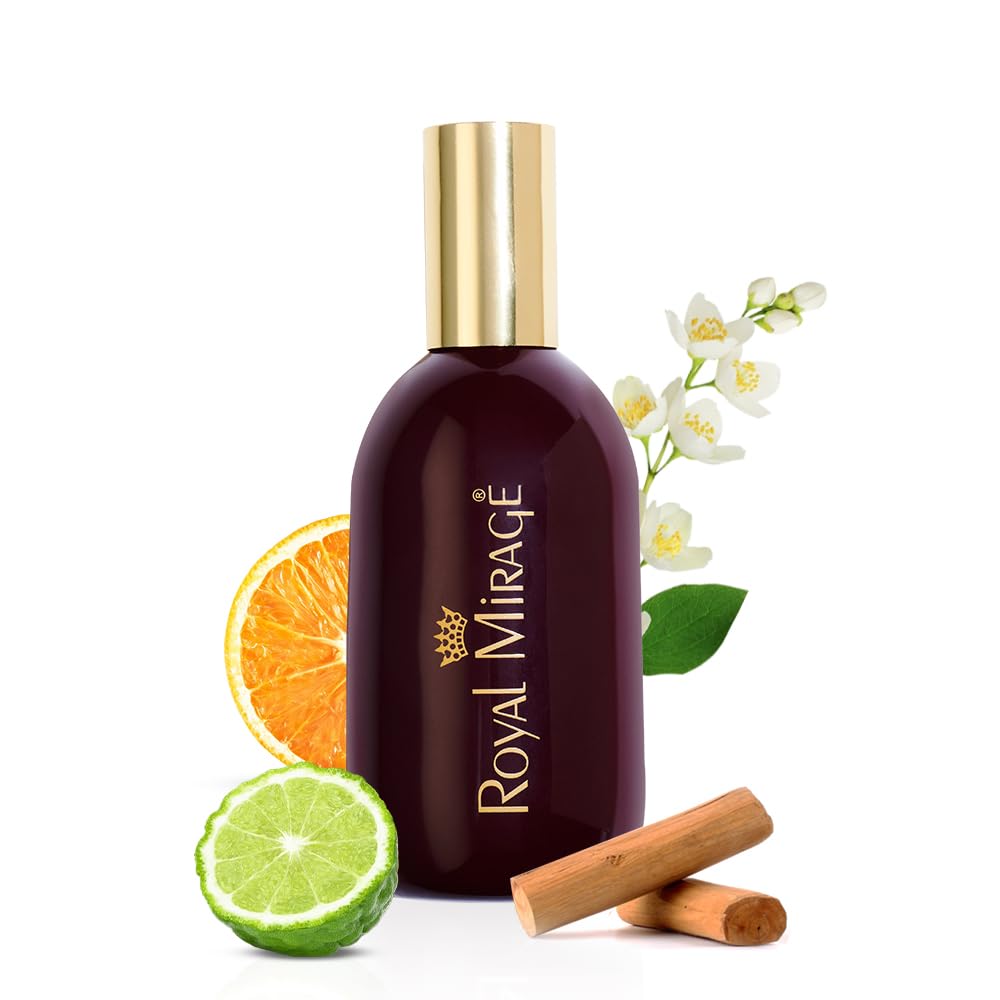 Royal Mirage Original Eau de Cologne | Classic & Timeless Fragrance | Lush Green, Jasmine & Patchouli Notes | Long-Lasting Scent | Perfect for Everyday Sophistication & Special Occasions | 120ml