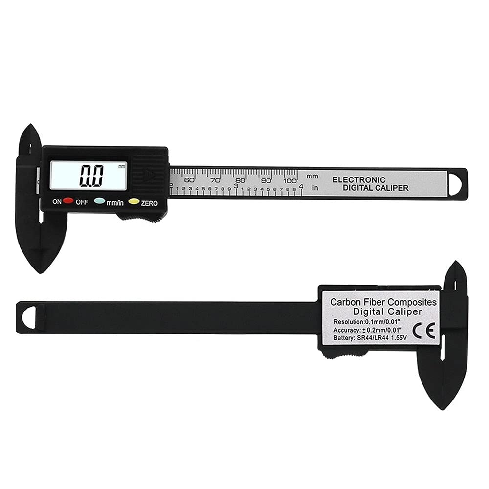 Elettronico Digitale Vernier Calibro 0-100mm Strumento di Misurazione per Gioielli Righello Digitale