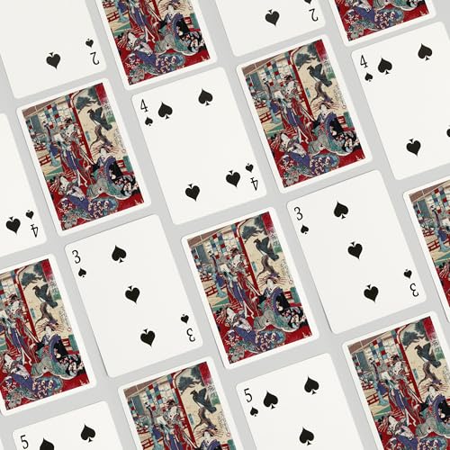 Baraja de cartas Poker Lantern Press 52 piezas miniatura 4