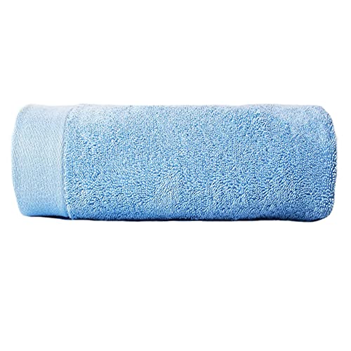 Sue Rossi Ltd Recycled Towels Sustainable Eco Terry Bathroom Towel Recycle Plastic And Cotton 600 GSM Soft Absorbent Luxury Feel (Cobalt Blue, Bath Towel)