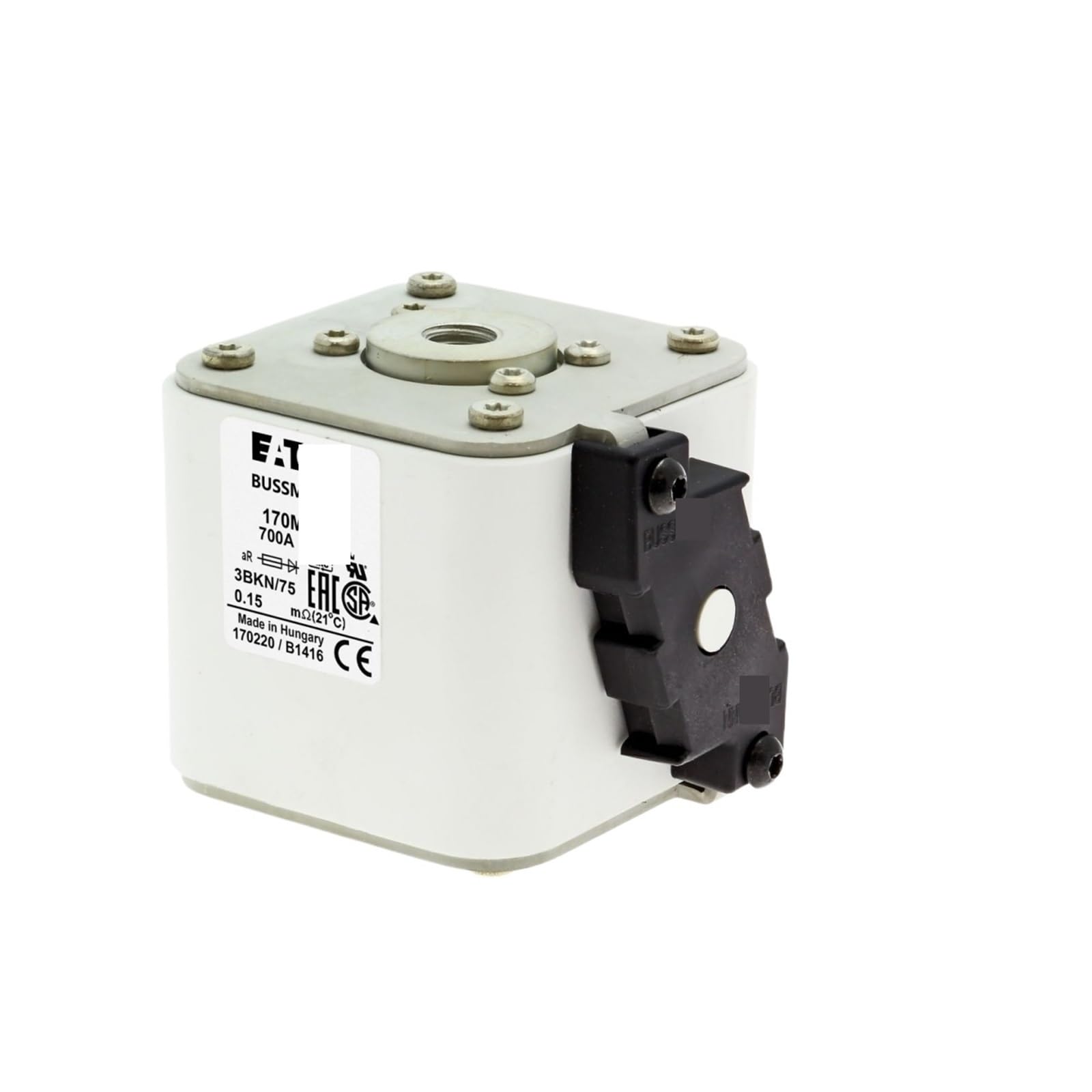 Fusible 170M8609 évite la surchauffe des circuits électriques industriels