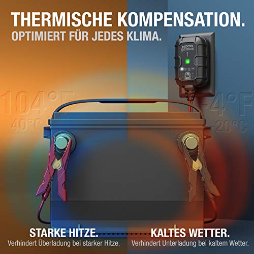 NOCO GENIUS1 1A 6V/12V Autobatterie-Ladegerät & Erhaltungsladegerät – Ansicht 4