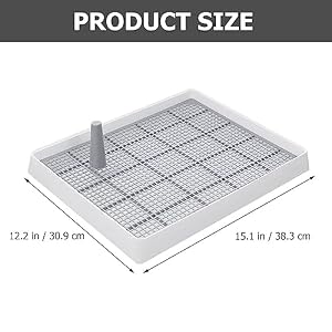 POPETPOP Portable Toilet, Dog Training Pads Pet Toilet Dog Pee Pad Holder Puppies Potty Mesh Grate Pee Pad Holder Portable Dog Litter Box for Small Medium Dogs Puppy Bunny Cats Rabbit POPETPOP Portable Toilet, Dog Training Pads Pet Toilet Dog Pee Pad Holder Puppies Potty Mesh Grate Pee Pad Holder Portable Dog Litter Box for Small Medium Dogs Puppy Bunny Cats Rabbit