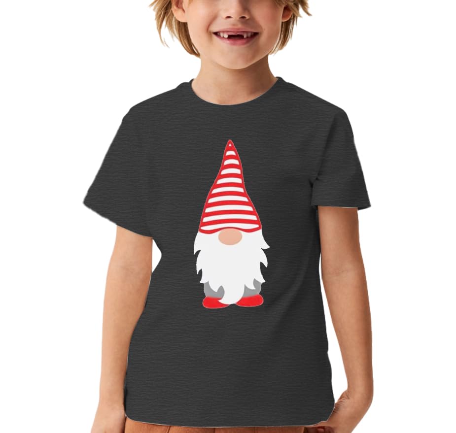 Image of Christmas Shirt for Kids Toddler Boys Girls Rudolph The Red Nose Reindeer T-Shirts Short Sleeve Holiday Tee