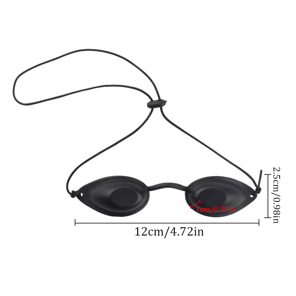8 Pezzi Occhiali di Protezione Solarium, Occhiali di Protezione UV Occhiali Sicurezza per gli Occhi Occhiali di Protezione Solarium a Infrarossi Affidabili la Terapia della Luce Occhiali
