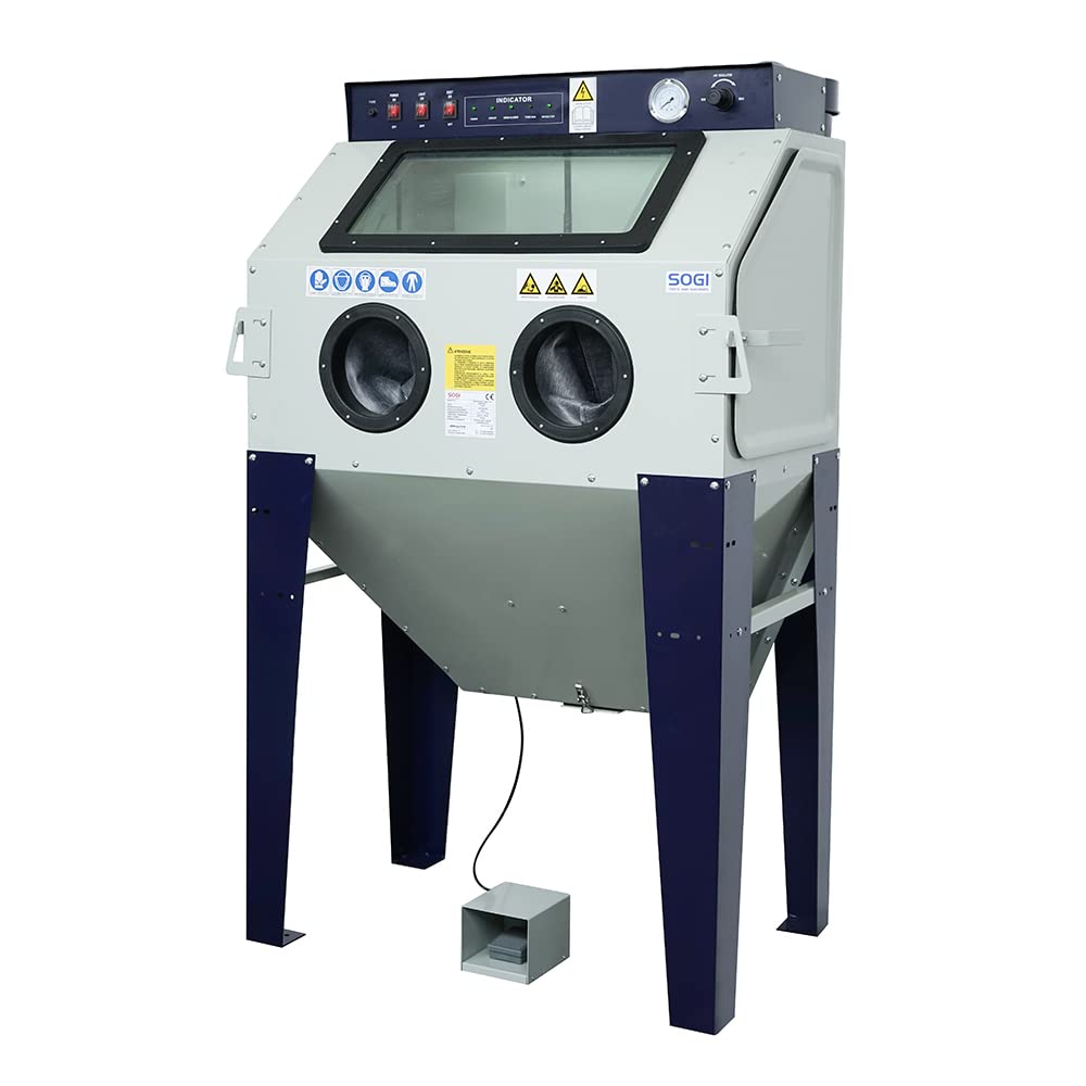 Sogi - S-100 Sogi - Cabine de sablage, sableuse professionnelle avec aspirateur
