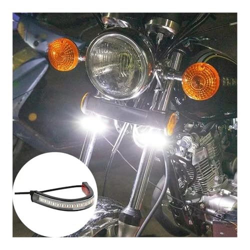 Feu arrière clignotant moto LED et éclairage de plaque immatriculation - 4