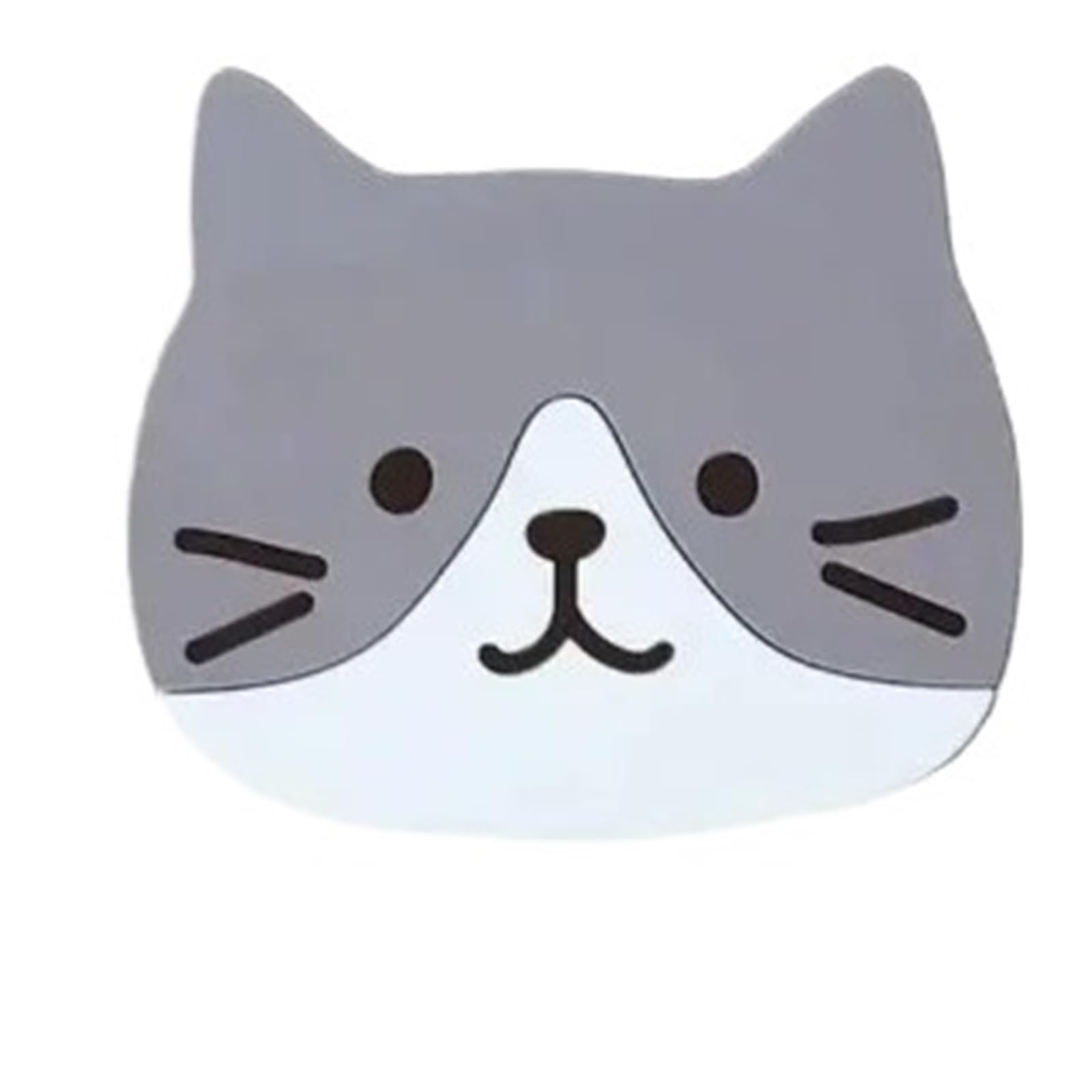 10Pcs Cartoon Cat Themed Drink Coasters Reusable Silicone Heat Proof Non Slip Placemats for Cap(Color5)