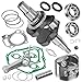 Engine Top End Rebuild Kit Crankshaft Connecting Rod STD Piston & Gasket Seal For YAMAHA Golf Cart G11 G16 G20 A 1996-2002