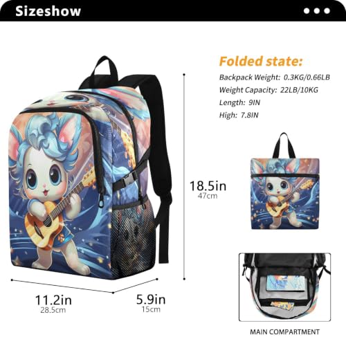 Sac à dos pliable licorne imperméable et compact pour le voyage - 3