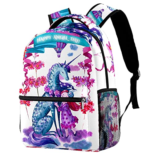 Sac à dos avec gravure florale vintage pour les aventures de vos enfants