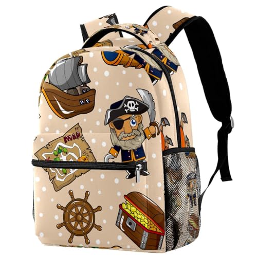 Sac de voyage décontracté motif pirate pour les sorties ado
