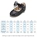 THEE BRON Bedazzled Glitter Mary Jane Flats for Toddler Girls - Shimmery Twinkle-Toe Shoes for Fancy Fun(AG264 Little Kid,Black/13M)