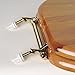 Designer Solid Round Toilet Seat in Oak
