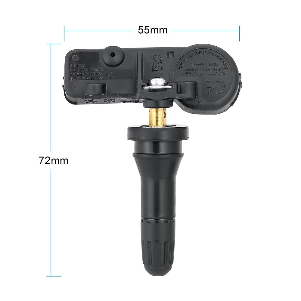 Systèmes de surveillance TPMS de pression des pneus, capteur TPMS de pression des pneus, for Chrysler, Jeep, Fiat, Dodge, 4 pièces, 56029398AB Capteur TPMS