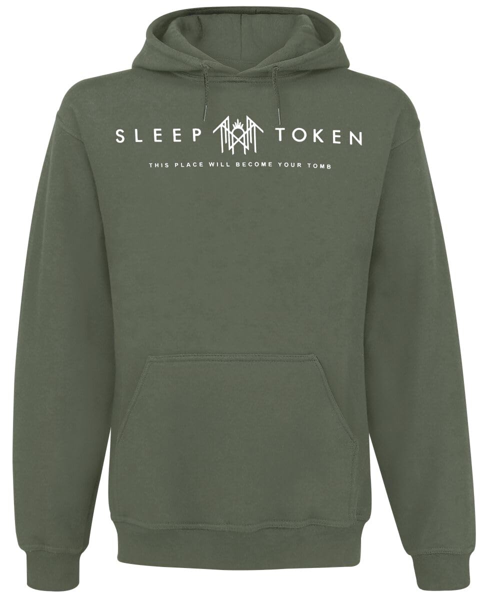 Sleep Token Mask Green Männer Kapuzenpullover grün